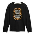 thumbnail image 1 of Instant Message - Mac & Cheese and Nuggets Please - Toddler & Youth Long Sleeve Graphic T-Shirt, 1 of 6
