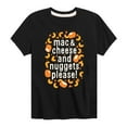 thumbnail image 1 of Instant Message - Mac & Cheese and Nuggets Please - Toddler & Youth Short Sleeve Graphic T-Shirt, 1 of 6