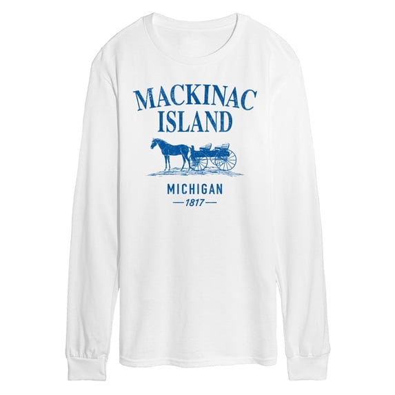 Instant Message - Mackinac Island Long Sleeve Graphic T-Shirt