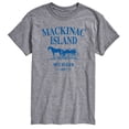 thumbnail image 1 of Instant Message - Mackinac Island - Men's Short Sleeve Graphic T-Shirt, 1 of 5