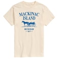 thumbnail image 1 of Instant Message - Mackinac Island - Men's Short Sleeve Graphic T-Shirt, 1 of 5