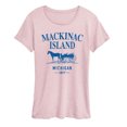 thumbnail image 1 of Instant Message - Mackinac Island - Women's Short Sleeve Graphic T-Shirt, 1 of 4