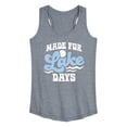 thumbnail image 1 of Instant Message - Made For Lake Days - Women's Racerback Tank Top, 1 of 6