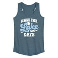 thumbnail image 1 of Instant Message - Made For Lake Days - Women's Racerback Tank Top, 1 of 6