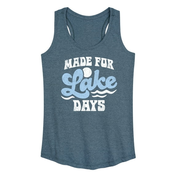 Instant Message - Made For Lake Days - Women's Racerback Tank Top