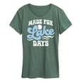 thumbnail image 1 of Instant Message - Made For Lake Days Short Sleeve Graphic T-Shirt, 1 of 6