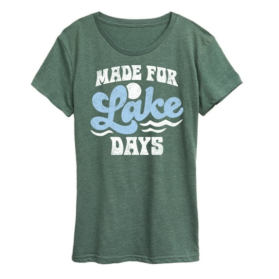 Instant Message - Made For Lake Days Short Sleeve Graphic T-Shirt
