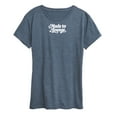 thumbnail image 1 of Instant Message - Made To Lounge - Women's Short Sleeve Graphic T-Shirt, 1 of 5