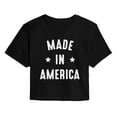 thumbnail image 1 of Instant Message - Made in America Cropped Graphic T-Shirt, 1 of 5