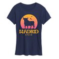 thumbnail image 1 of Instant Message - Madrid Spain - Women's Short Sleeve Graphic T-Shirt, 1 of 6