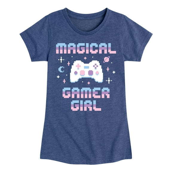 Instant Message - Magical Gamer Girl - Toddler & Youth Girls Short Sleeve Graphic T-Shirt