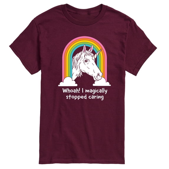 Instant Message - Magically Stopped Caring Short Sleeve Graphic T-Shirt