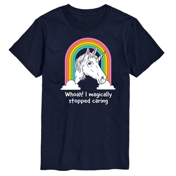 Instant Message - Magically Stopped Caring - Men's Short Sleeve T-Shirt