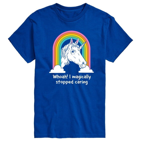 Instant Message - Magically Stopped Caring - Men's Short Sleeve T-Shirt