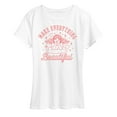 thumbnail image 1 of Instant Message - Make Everything Beautiful Angel - Women's Short Sleeve Graphic T-shirt, 1 of 6