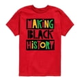 thumbnail image 1 of Instant Message - Making Black History - Youth Boys Short Sleeve Graphic T-Shirt, 1 of 4