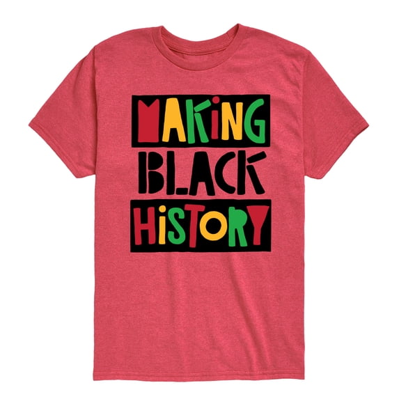 Instant Message - Making Black History - Youth Boys Short Sleeve Graphic T-Shirt