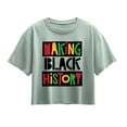 thumbnail image 1 of Instant Message - Making Black History - Youth Girls Boxy T-Shirt, 1 of 5