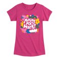 thumbnail image 1 of Instant Message - Making My Mark -Youth Girls Short Sleeve T-Shirt Fitted Short Sleeve Graphic T-Shirt, 1 of 5
