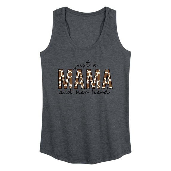 Instant Message - Mama And Her Herd - Women's Racerback Tank Top