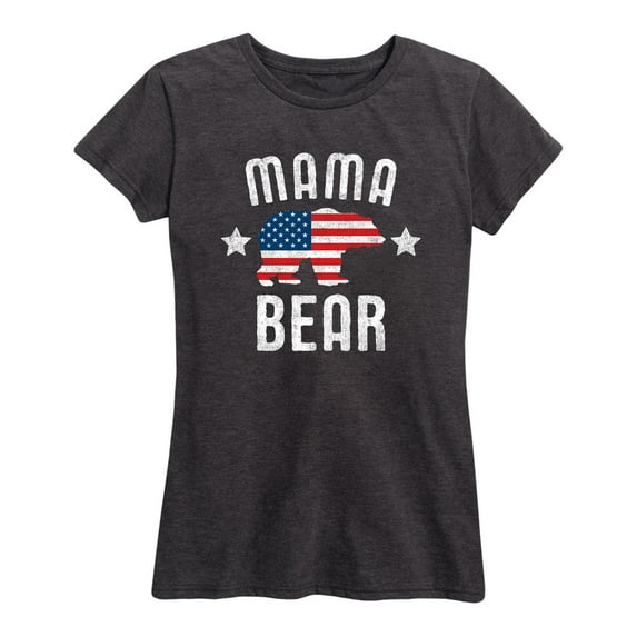Instant Message - Mama Bear Patriotic - Women's Short Sleeve Graphic T-Shirt