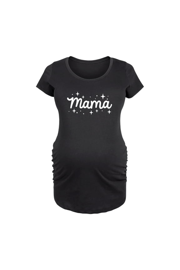 - Mama Drama - Women's Maternity Scoop Neck Graphic T-Shirt