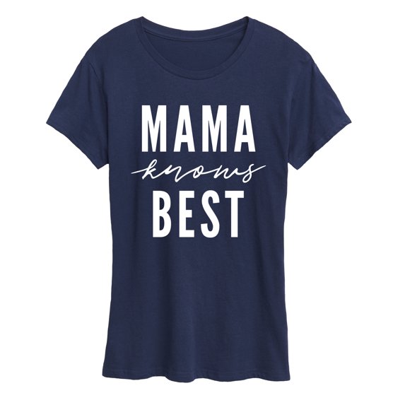 Instant Message - Mama Knows Best Short Sleeve Graphic T-Shirt