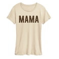 thumbnail image 1 of Instant Message - Mama Leopard - Women's Short Sleeve Graphic T-Shirt, 1 of 5