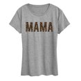 thumbnail image 1 of Instant Message - Mama Leopard - Women's Short Sleeve Graphic T-Shirt, 1 of 5