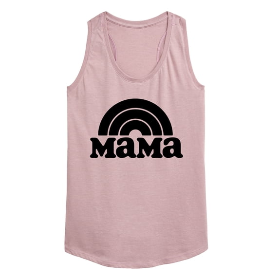 Instant Message - Mama Rainbow Graphic Racerback Tank