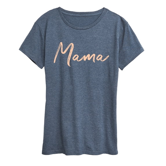 Instant Message - Mama Script - Women's Short Sleeve Graphic T-Shirt
