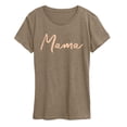 thumbnail image 1 of Instant Message - Mama Script - Women's Short Sleeve Graphic T-Shirt, 1 of 4