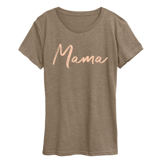 Instant Message - Mama Script - Women's Short Sleeve Graphic T-Shirt