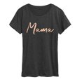 thumbnail image 1 of Instant Message - Mama Script - Women's Short Sleeve Graphic T-Shirt, 1 of 5