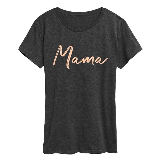 Instant Message - Mama Script - Women's Short Sleeve Graphic T-Shirt