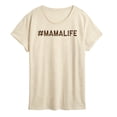 thumbnail image 1 of Instant Message - Mamalife Leopard Print - Women's Short Sleeve Graphic T-Shirt, 1 of 5