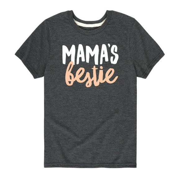 Instant Message - Mamas Bestie  - Toddler And Youth Short Sleeve Graphic T-Shirt