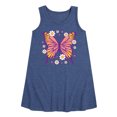 thumbnail image 1 of Instant Message - Mandala Butterfly  - Toddler & Youth Girls A-line Dress, 1 of 6