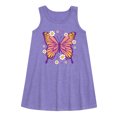 thumbnail image 1 of Instant Message - Mandala Butterfly  - Toddler & Youth Girls A-line Dress, 1 of 1