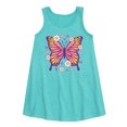 thumbnail image 1 of Instant Message - Mandala Butterfly  - Toddler & Youth Girls A-line Dress, 1 of 5