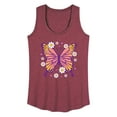thumbnail image 1 of Instant Message - Mandala Butterfly - Women's Racerback Tank Top, 1 of 6