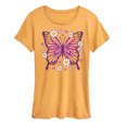 thumbnail image 1 of Instant Message - Mandala Butterfly - Women's Short Sleeve Graphic T-Shirt, 1 of 7