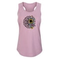 thumbnail image 1 of Instant Message - Mandala Floral Split - Women's Racerback Tank, 1 of 5