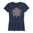 thumbnail image 1 of Instant Message - Mandala Lotus - Women's Short Sleeve Graphic T-Shirt, 1 of 5