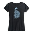 thumbnail image 1 of Instant Message - Mandala Peacock - Women's Short Sleeve Graphic T-Shirt, 1 of 5