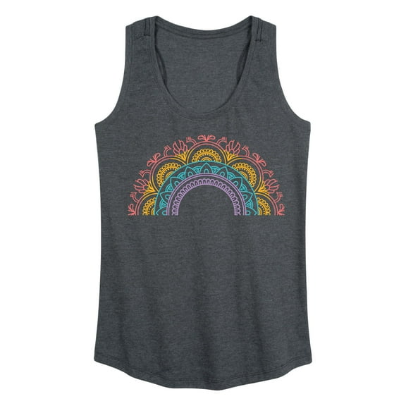 Instant Message - Mandala Rainbow - Women's Racerback Tank