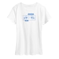 thumbnail image 1 of Instant Message - Manga Girl Eyes Short Sleeve Graphic T-Shirt, 1 of 6