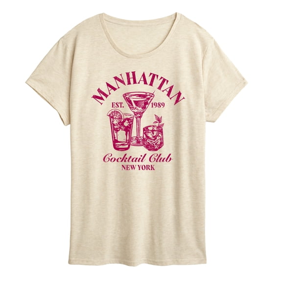 Instant Message - Manhattan Cocktail Club - Women's Short Sleeve Graphic T-shirt