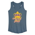 thumbnail image 1 of Instant Message - Mardi Crown - Women's Racerback Tank Top, 1 of 6