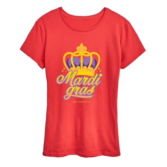 Instant Message - Mardi Crown - Women's Short Sleeve Graphic T-Shirt
